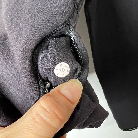 Lululemon Hill & Valley Black Mock Neck Long Sleeve  Pullover - Picture 9 of 14